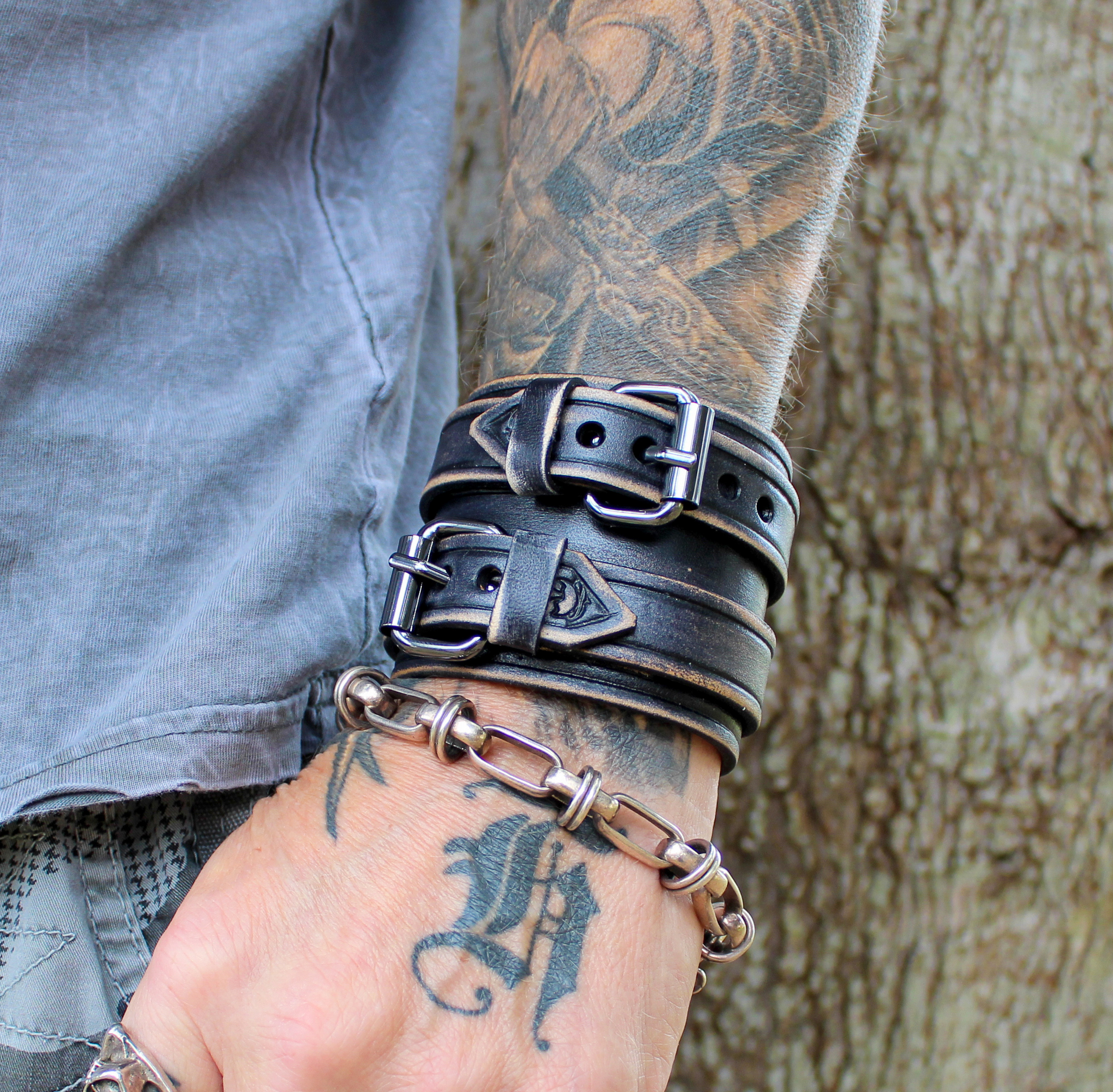 Leather Wristband